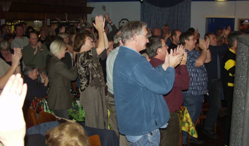 Great audience: Spectrum Blues Club, Keighley